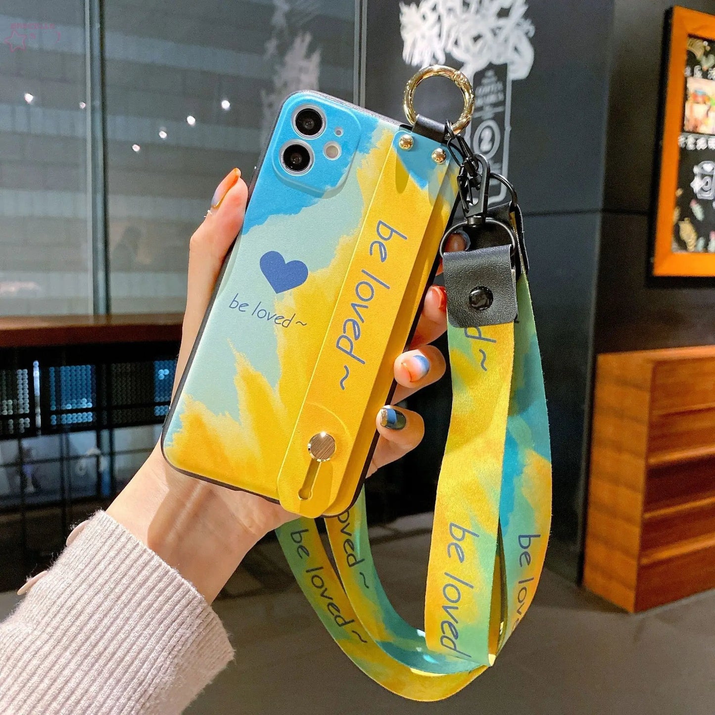 Wristband Phone Case Watercolor Phone Case - Brocelles