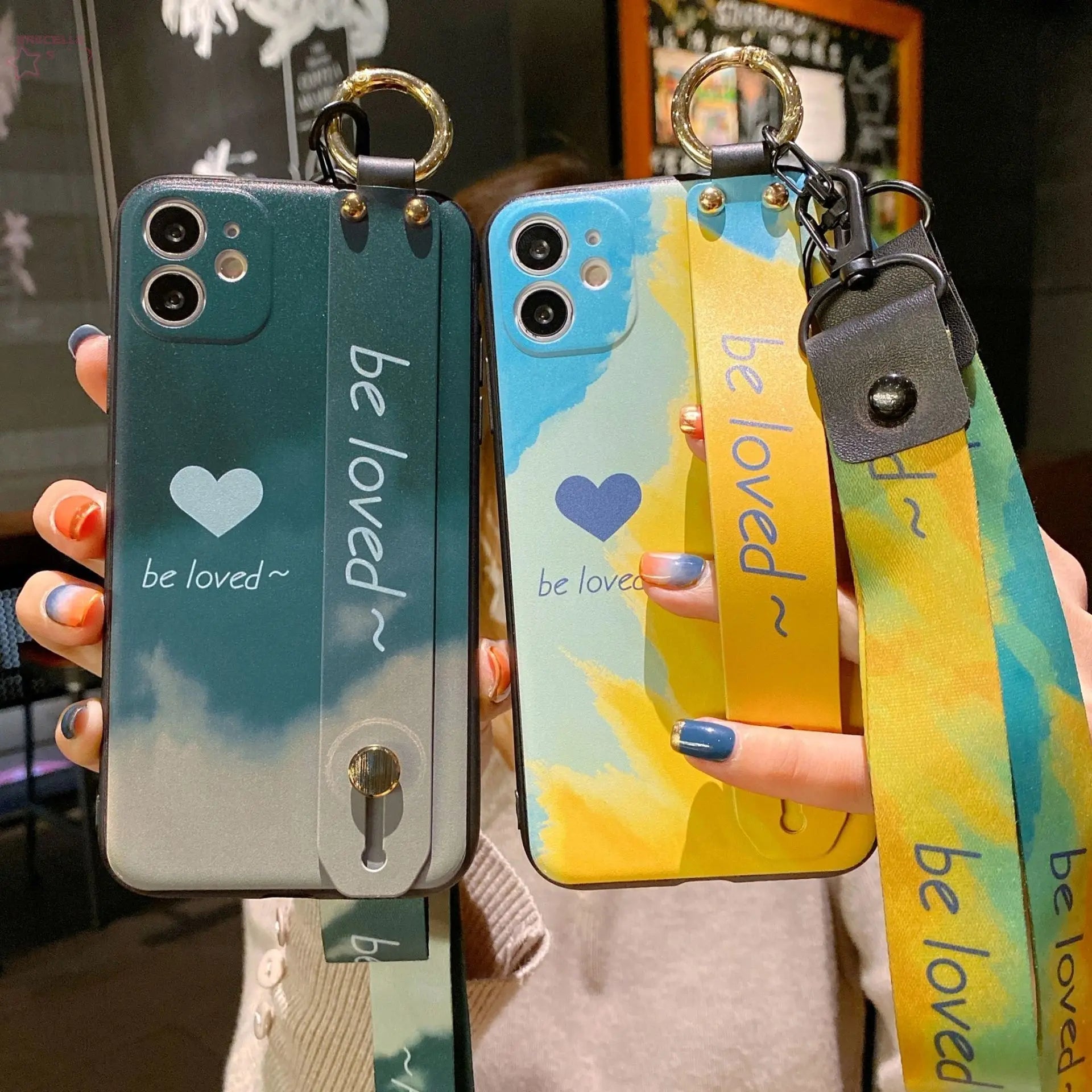 Wristband Phone Case Watercolor Phone Case - Brocelles