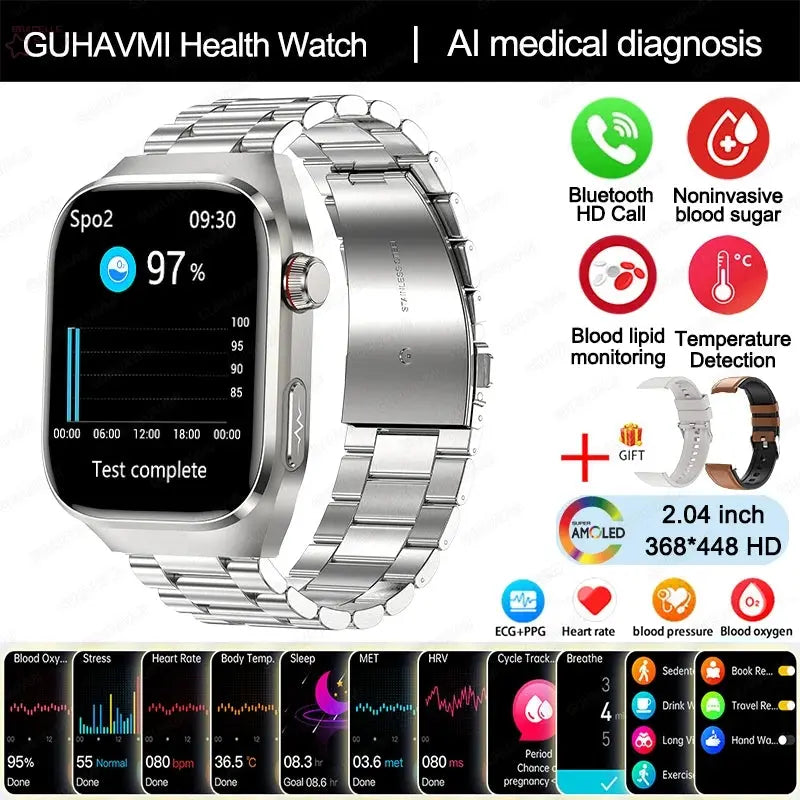 Xiaomi Uric Acid, Blood Fat & Health Monitoring Smartwatch Brocelles