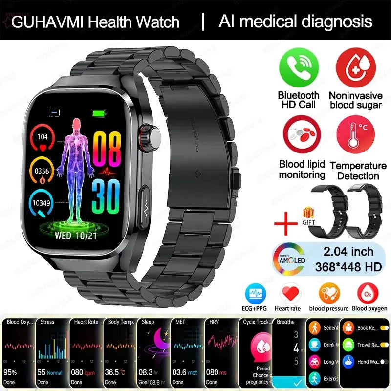 Xiaomi Uric Acid, Blood Fat & Health Monitoring Smartwatch Brocelles